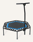 Höhenverstellbares Fitness Trampolin SP-T-110 SportPlus Blau