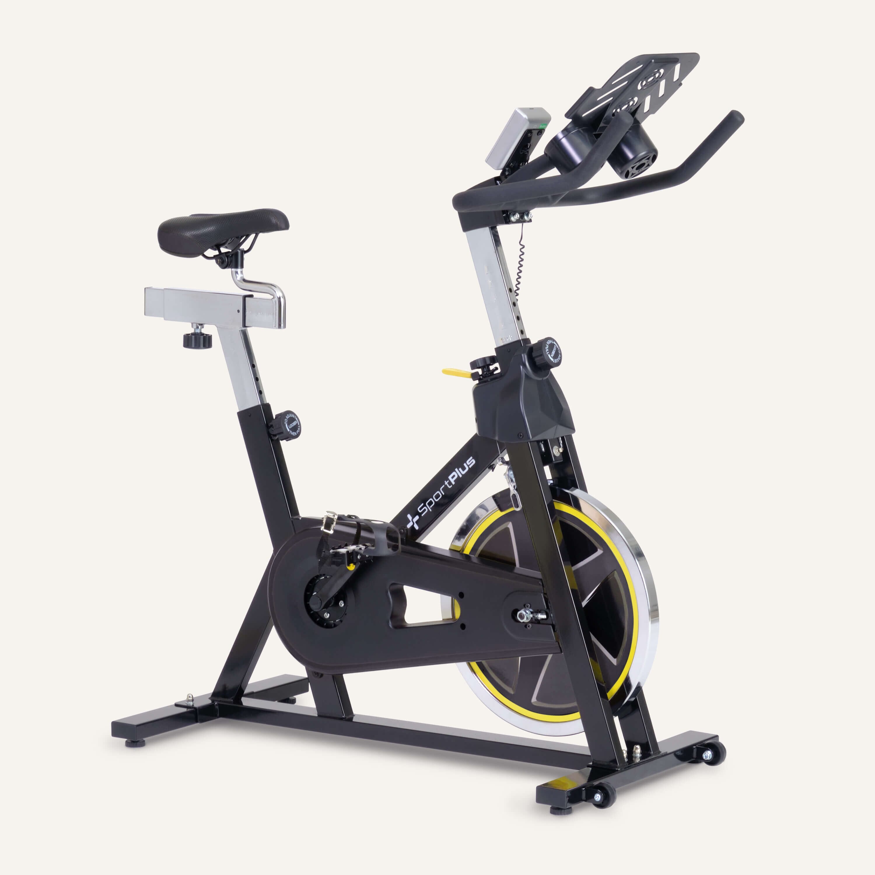 Indoor Cycle Speedbike/ Ergometer mit Bremsbackensystem & App-Kompatibilität SP-SRP-2100-i SportPlus 