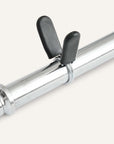 180 cm verchromte, solide Langhantelstange mit 2 Federklemmen SP-WS-180-S SportPlus 