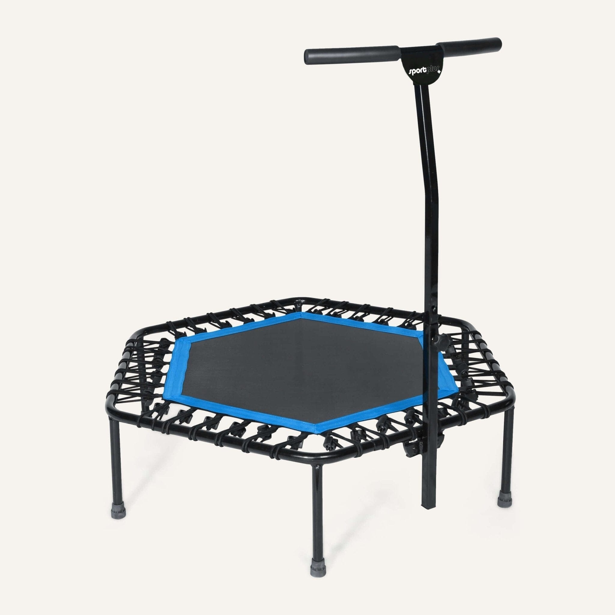 Höhenverstellbares Fitness Trampolin SP-T-110 SportPlus Blau 