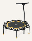 Höhenverstellbares Fitness Trampolin SP-T-110 SportPlus Gelb 