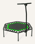 Höhenverstellbares Fitness Trampolin SP-T-110 SportPlus Grün 
