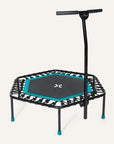 Höhenverstellbares Fitness Trampolin SP-T-110 SportPlus Petrol 