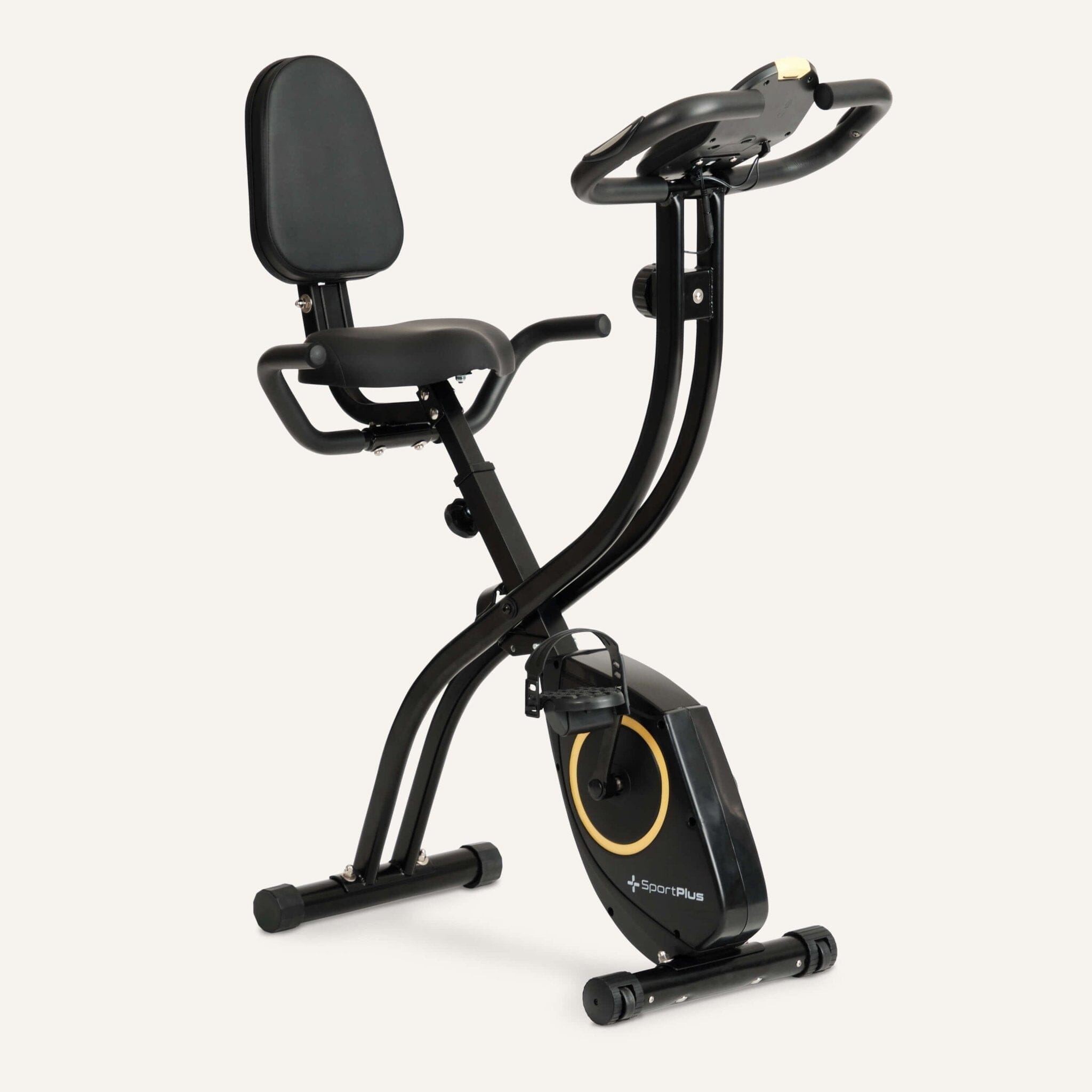 Klappbarer Heimtrainer (S-Bike) mit Rückenlehne & App-Kompatibilität SP-HT-1300-iE SportPlus 