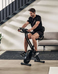 Klappbarer Heimtrainer (X-Bike) Computer gesteuert mit Rückenlehne & App-Steuerung SP-HT-1004-iE SportPlus 