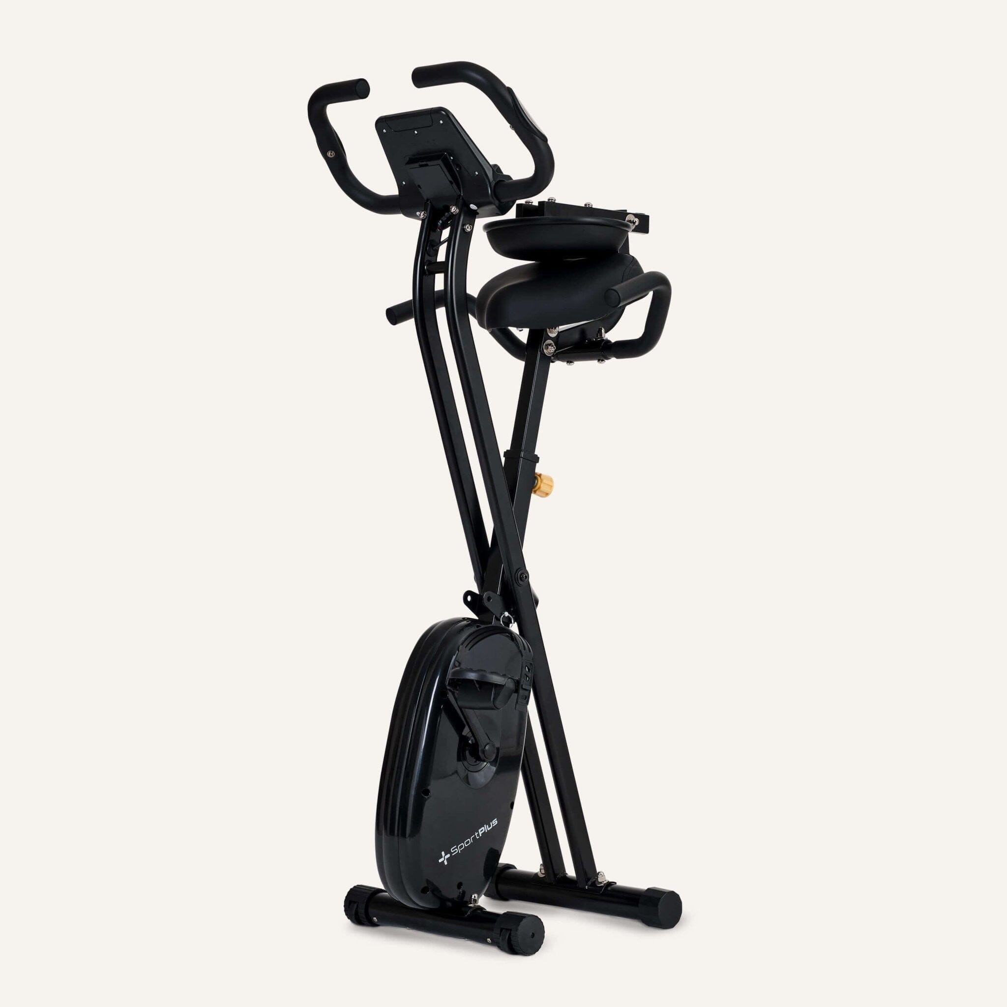 Klappbarer Heimtrainer (X-Bike) Computer gesteuert mit Rückenlehne & App-Steuerung SP-HT-1004-iE SportPlus 