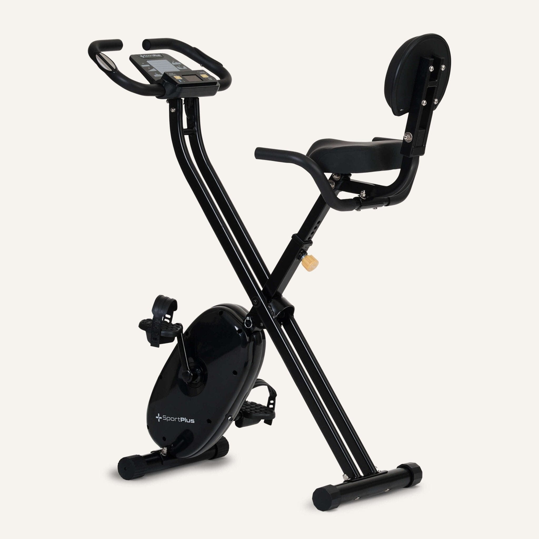 Klappbarer Heimtrainer (X-Bike) Computer gesteuert mit Rückenlehne & App-Steuerung SP-HT-1004-iE SportPlus 