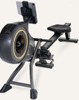 Rudergerät mit Luftwiderstand & App-Kompatibilität SP-MR-010-iE SportPlus Black/Sun 